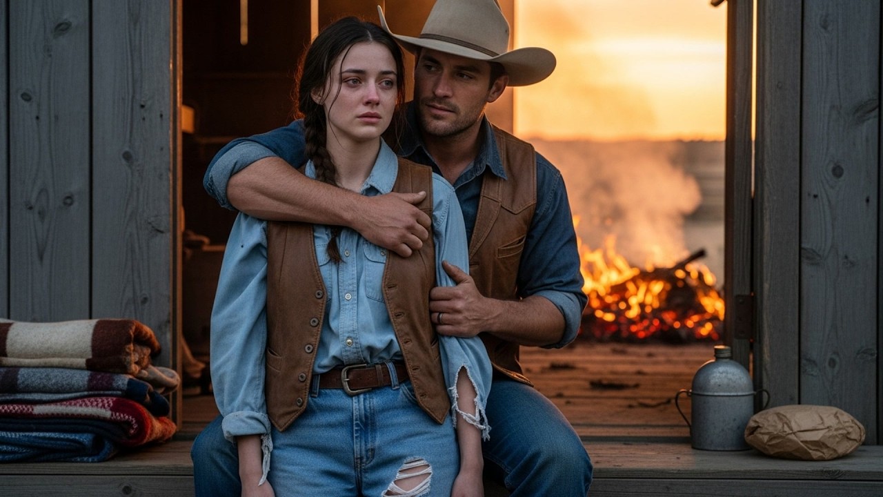 Her Brother-In-Law Burned Her Clothes While She Slept, The Cowboy Gave Her His And Kept Her Warm