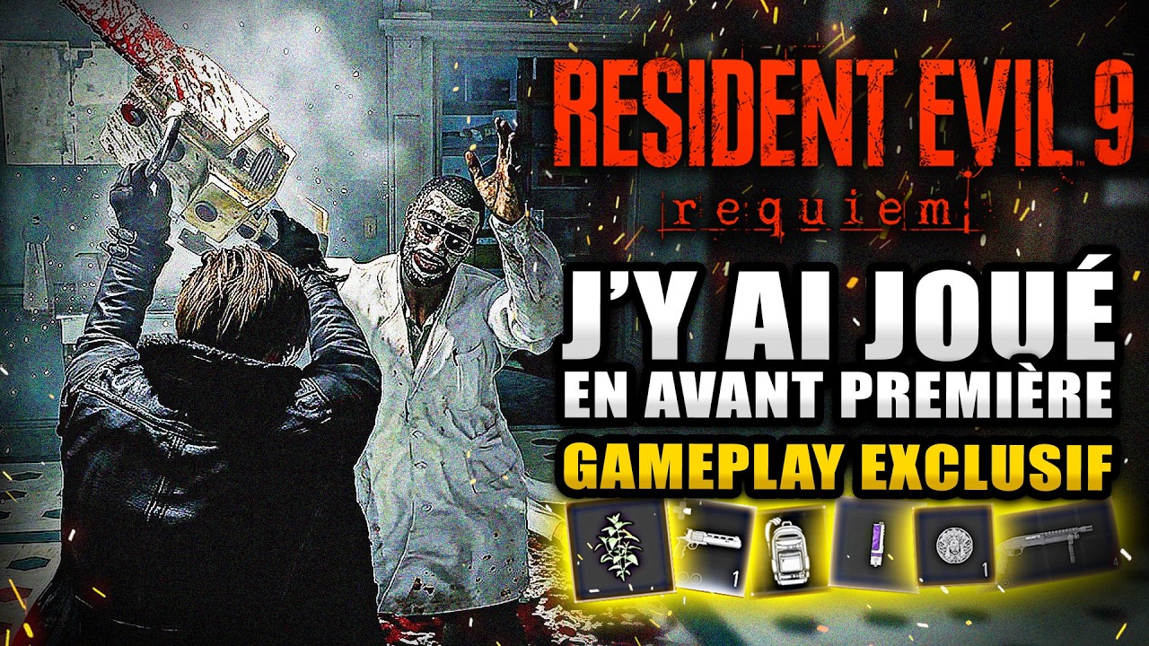 J'ai Jou&eacute; &agrave; RESIDENT EVIL 9 Requiem en AVANT PREMI&Egrave;RE 🔥 ! (11 MIN DE GAMEPLAY avec L&Eacute;ON)
