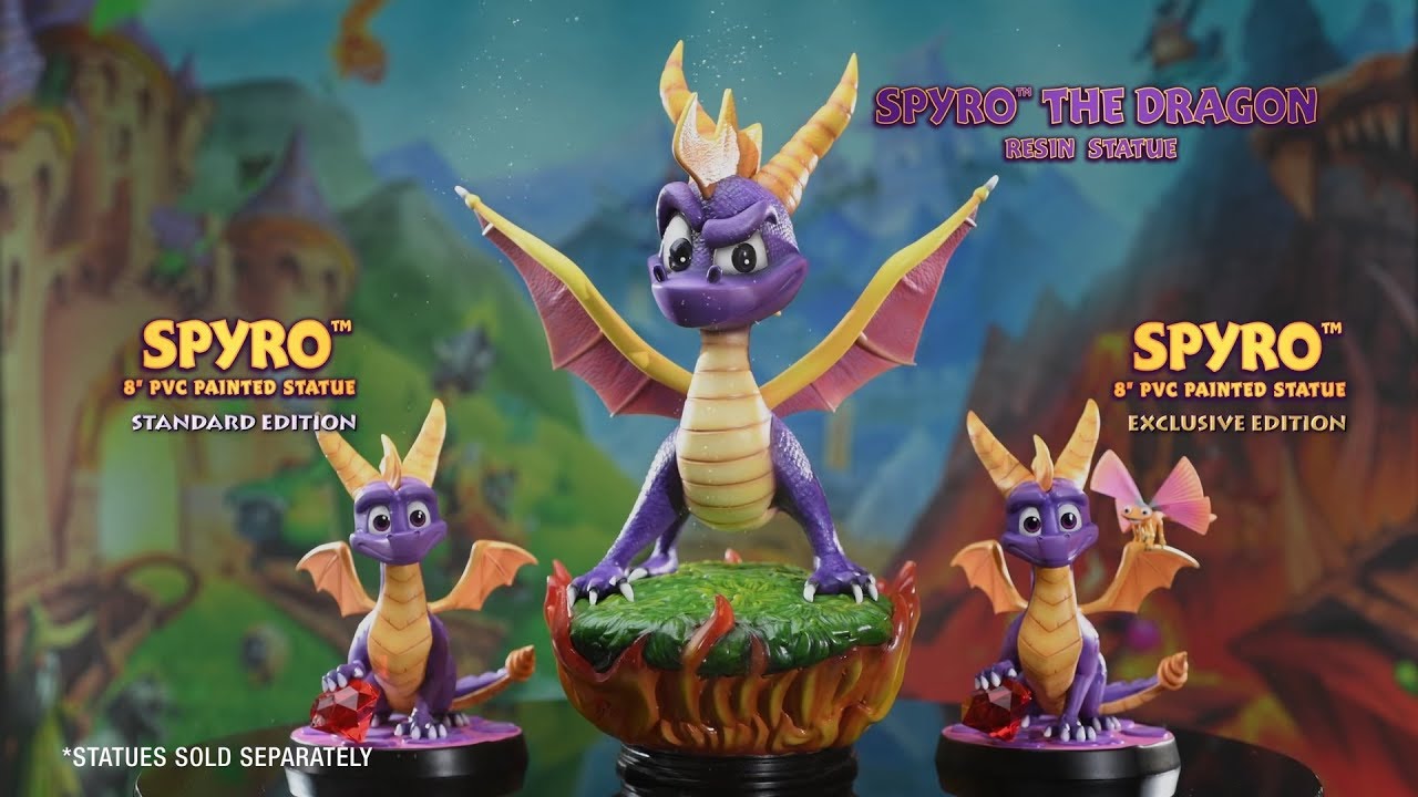 First4Figures Spyro the Dragon PVC Statue Trailer