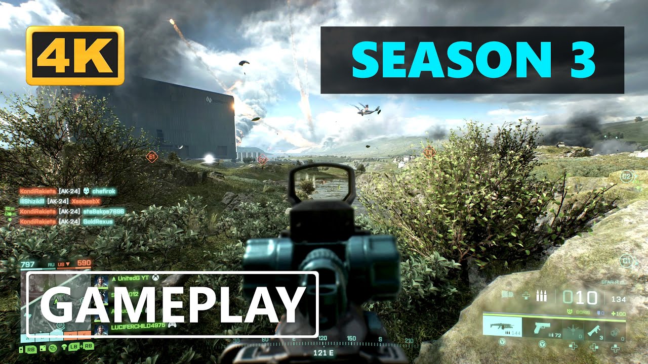 Battlefield 2042 Xbox Series X Season 3 Gameplay 4K [NEW MAP]