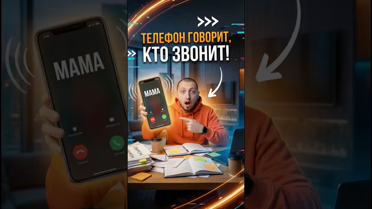 Показываю как сделать, чтобы твой телефон говорил кто звонит!