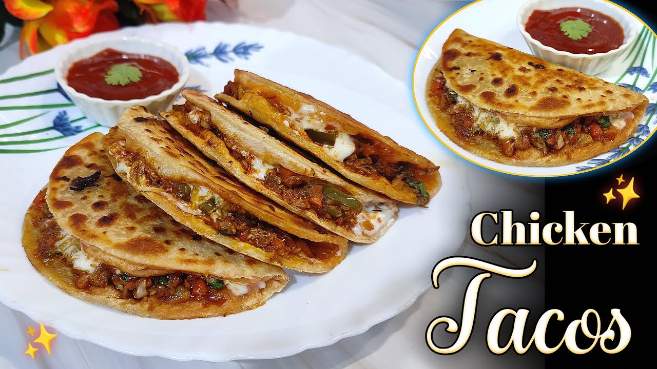 Chicken Tacos | Domino's Style Chicken Tacos at home | Ruksi Home Kitchen