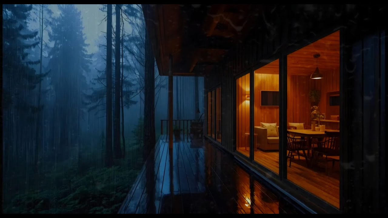 Forest Cabin ASMR   Cozy Nature Ambience for Relaxation & Sleep