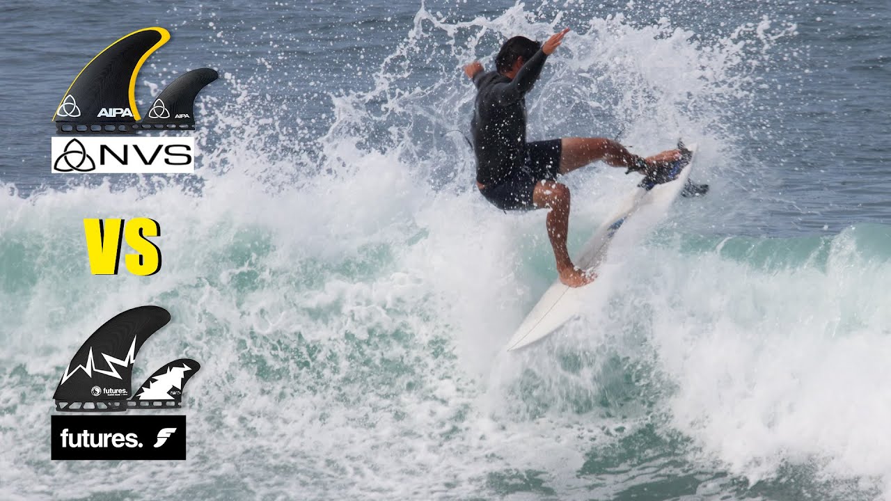 Comparing Twin Fin Sets NVS Aipa Aipa Vs. Futures Glenn Pang on Cherry Bomb Twin - Fin Spex