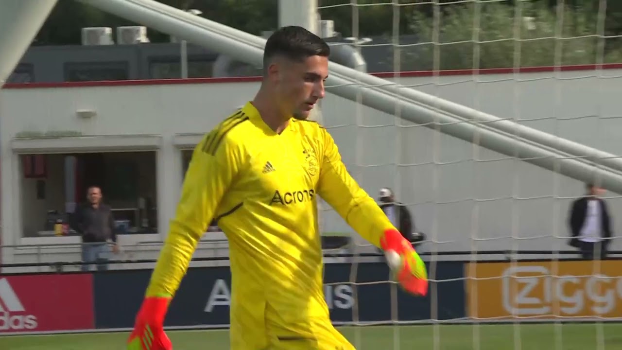 UEFA Youth League Ajax Napoli PK and RC for DOGSO