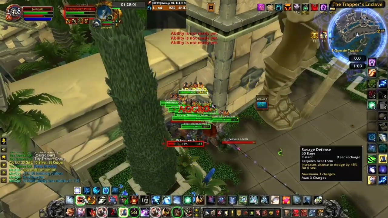 Raw gold farm pandaria/MOP, DRUID tank