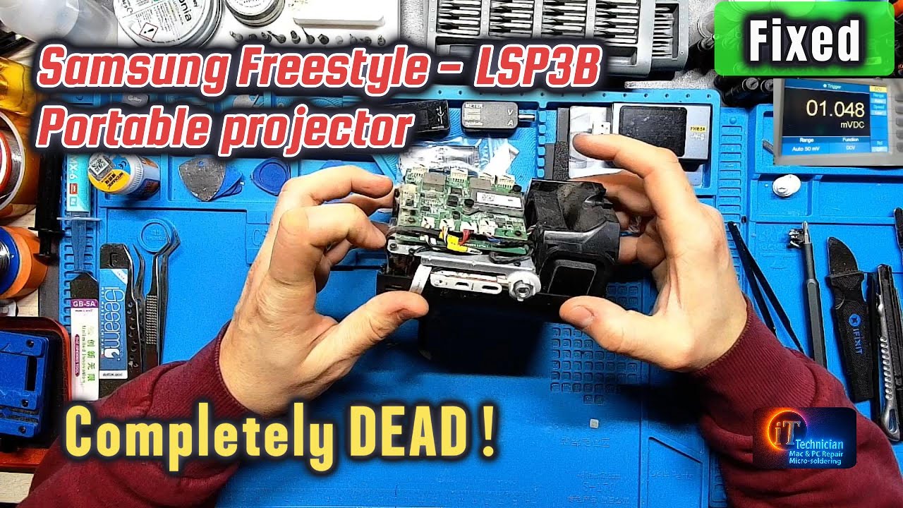 Samsung Freestyle Projector No Power Fix | LSP3B Board-Level Repair | Full Teardown