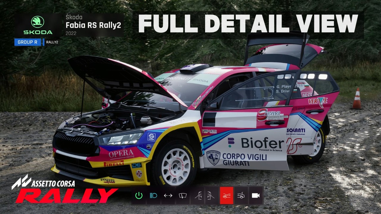 2022 Skoda Fabia RS Rally2 | Full Detail View | Assetto Corsa Rally