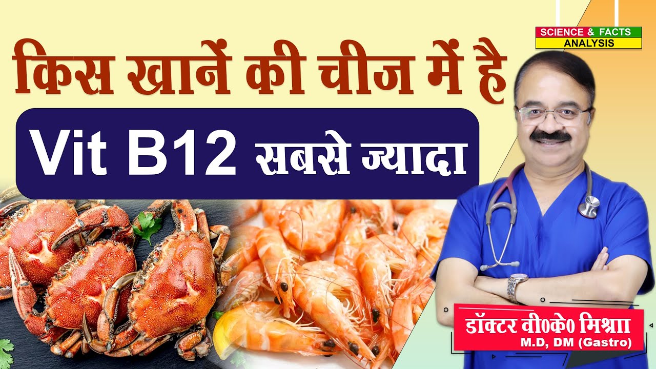 किस खाने की चीज में है Vit B12 सबसे ज्यादा || WHICH FOOD IS HIGHEST IN VIT B12