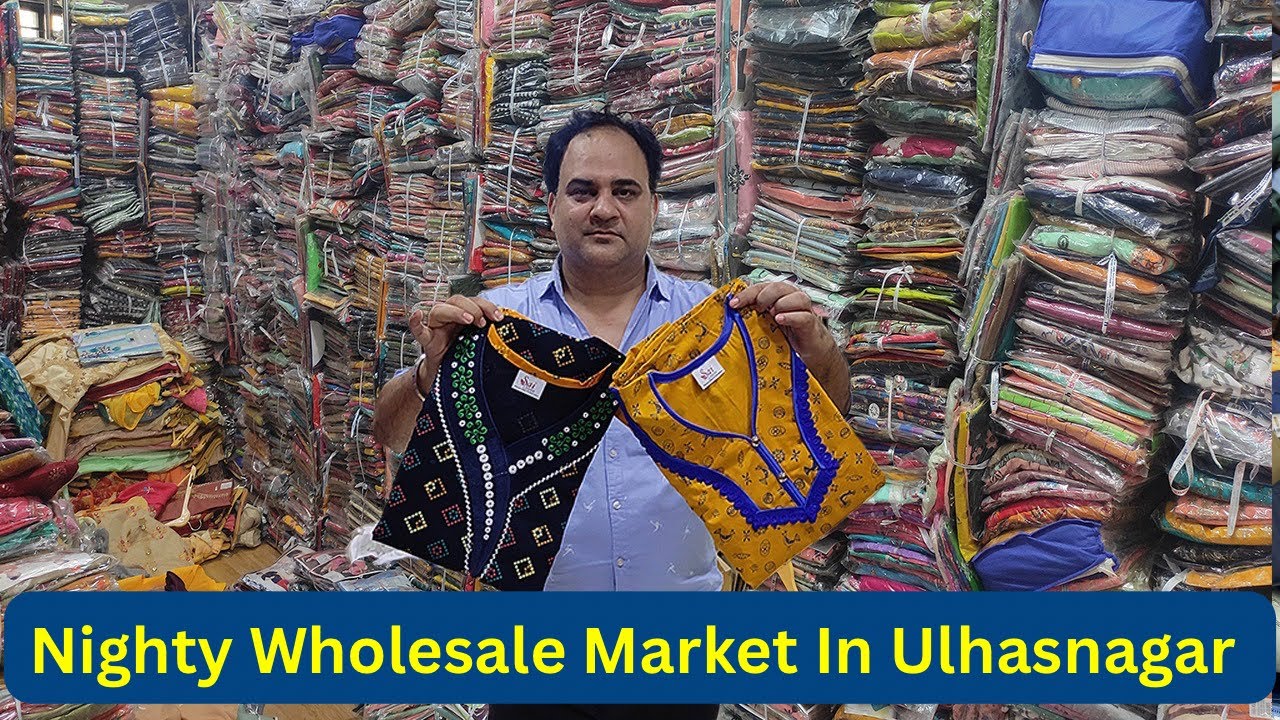 Saree peticot Nighty Wholesale Market in Ulhasnagar | Ulhasnagar Wholesale Market | Gown Wholesale