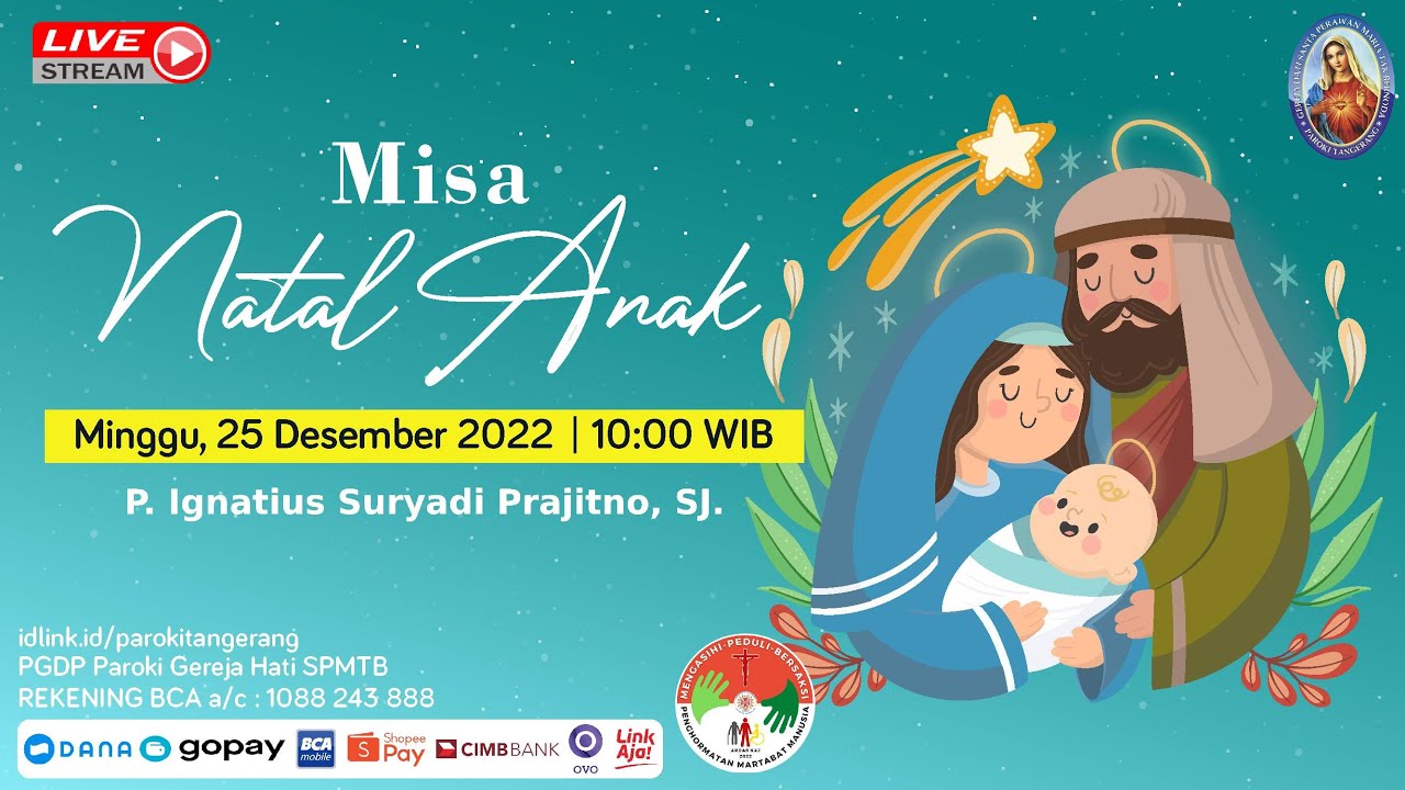 Misa Hari Raya Natal Anak 2022