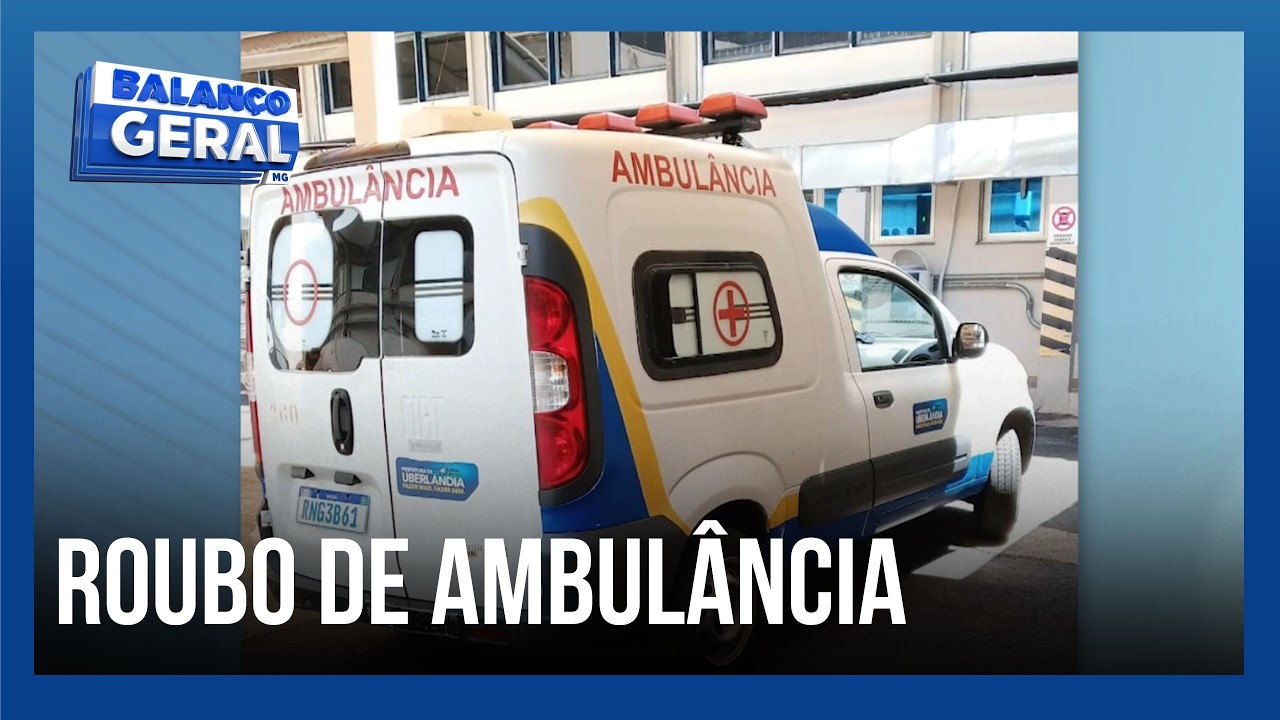 Criminoso à solta: homem rouba ambulância, foge da PM e abandona veículo no Novo Mundo