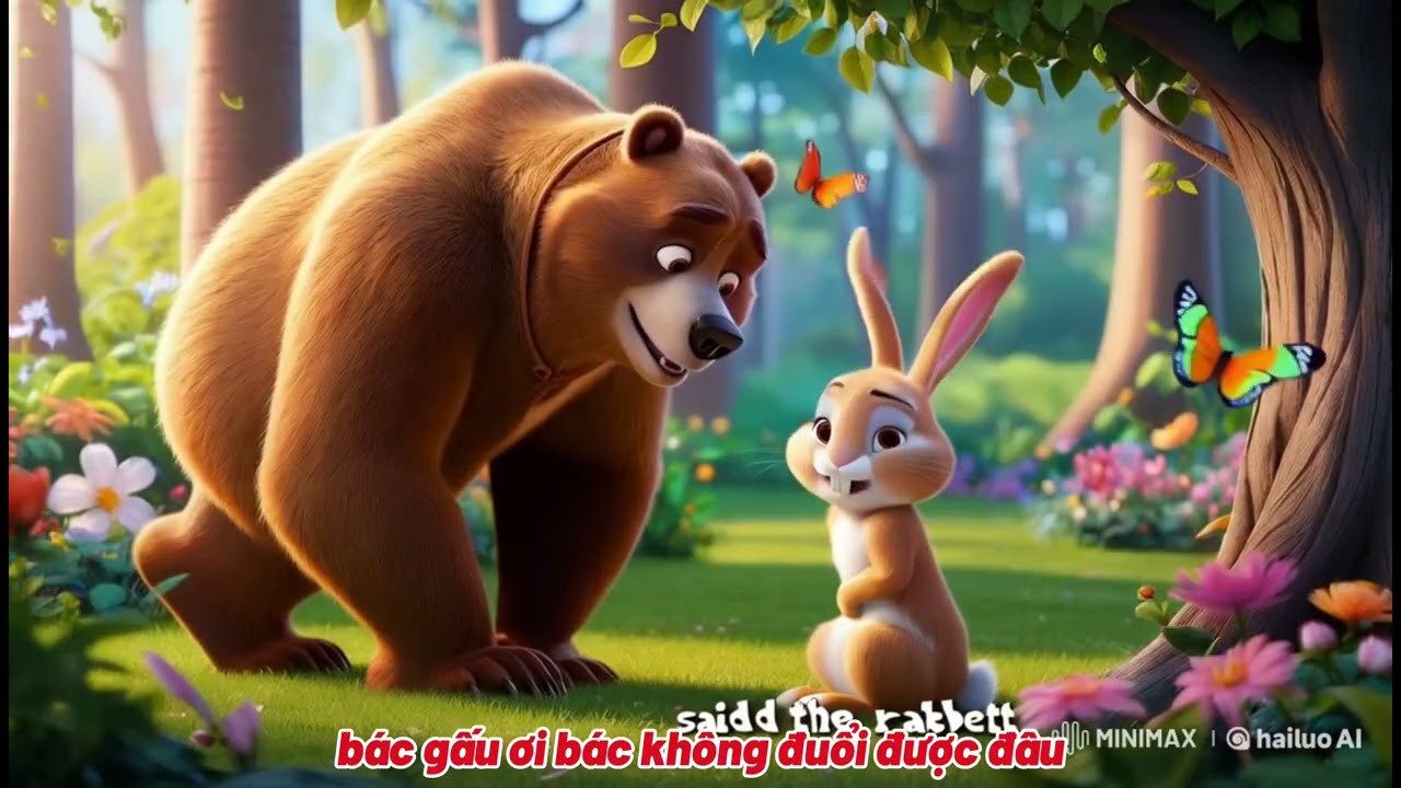 Truyện AI: Cáo Thỏ và Gà trống