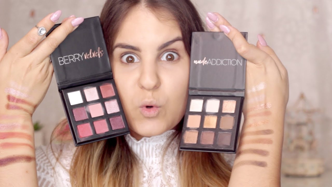 PRIMARK Paletas de Sombras - Nude Adiction VS Berry Velvets| Sara Ferreira