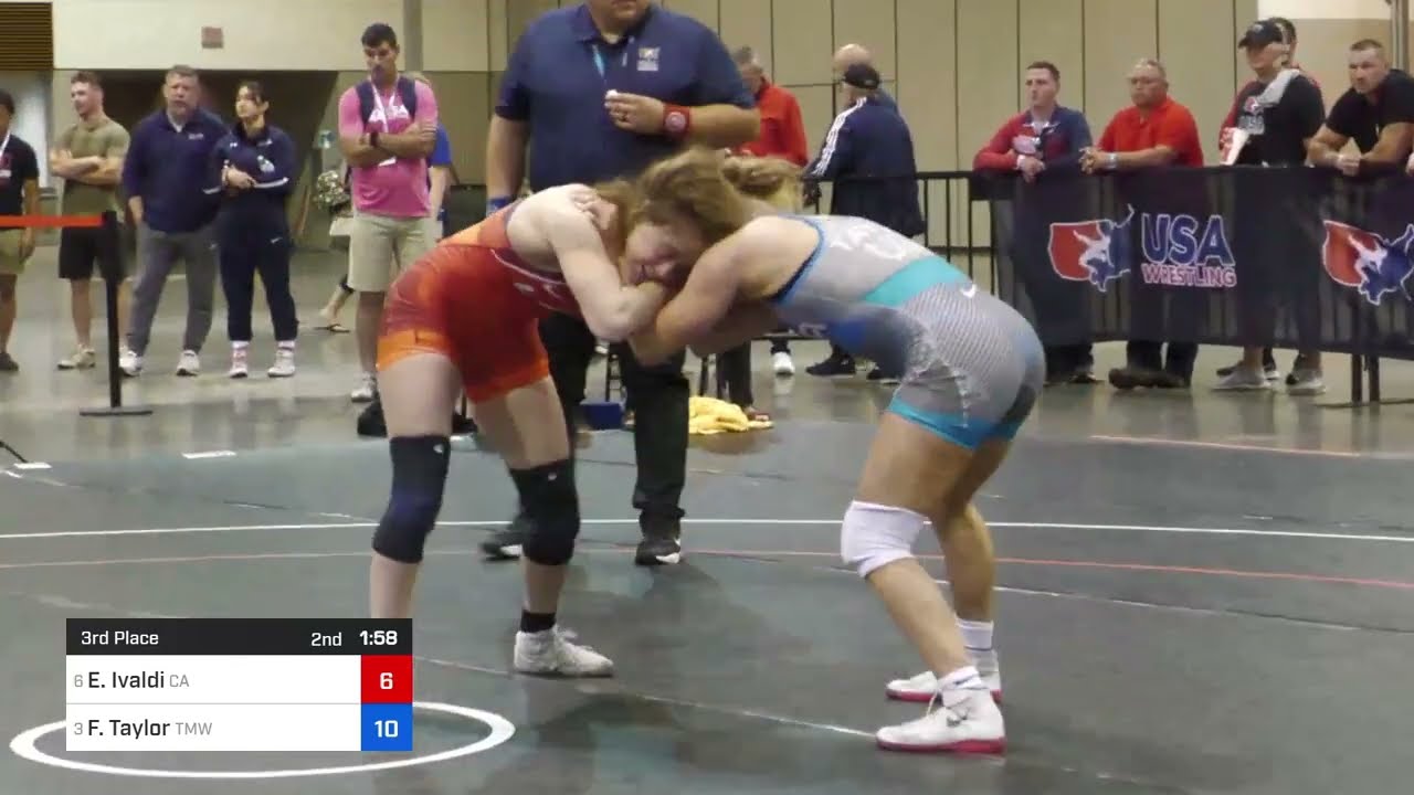 2024 Women’s Freestyle Senior World Team Trial: Elena Ivaldi vs Felicity Taylor: 55 KG 3rd Place