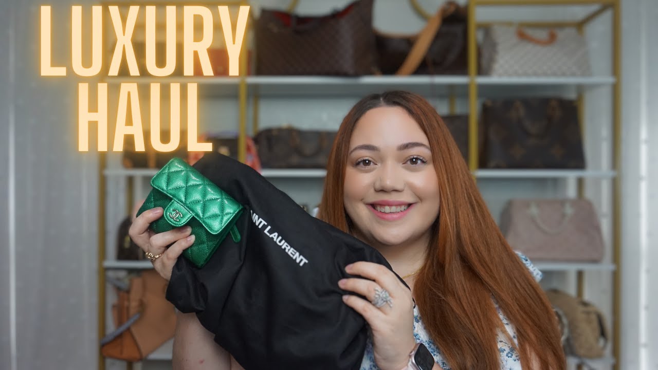 LUXURY HANDBAG, SLG, SHOE HAUL! LOUIS VUITTON, YSL, CHANEL, CHRISTIAN LOUBOUTIN 🔥