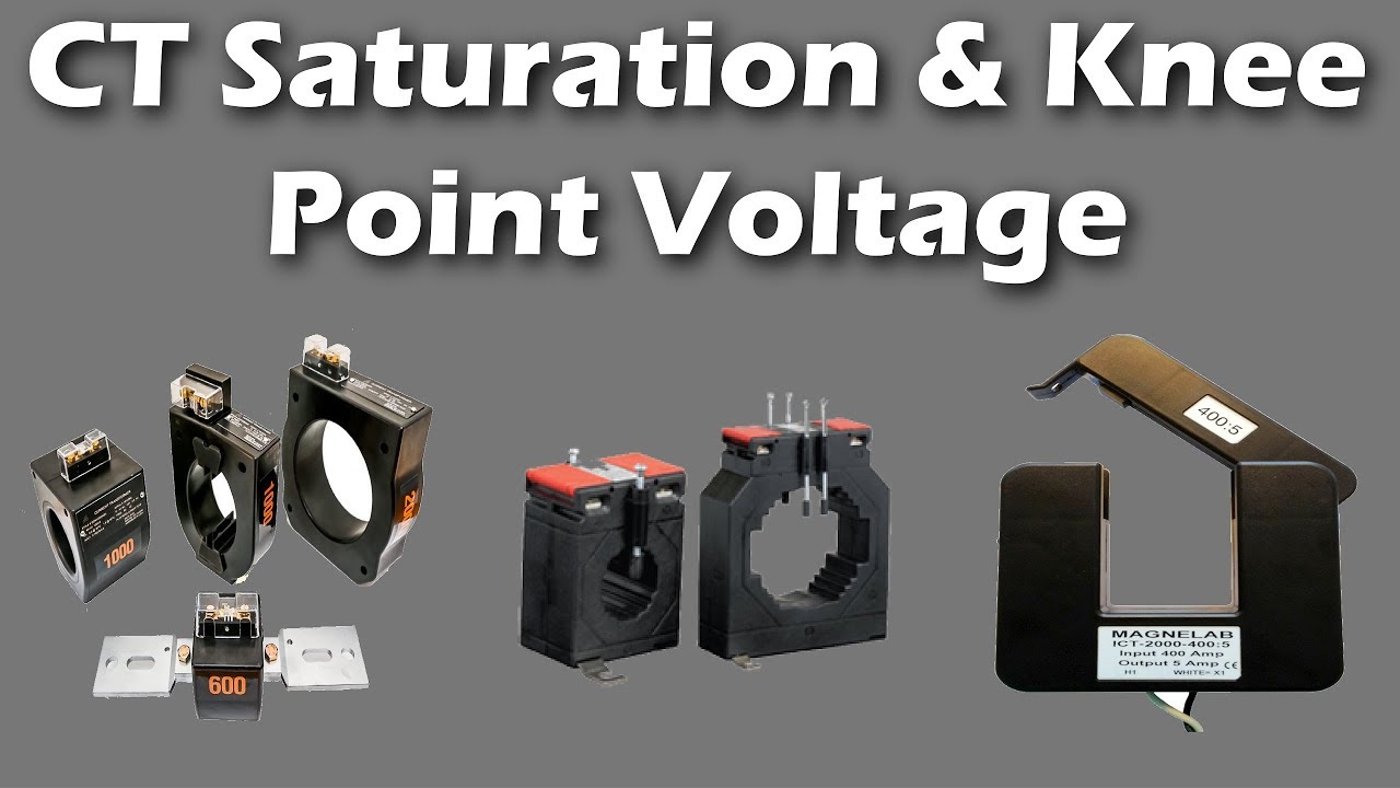 شرح حالة التشبع لمحولات التيار (أسباب حدوثها وتأثيرها) | CT saturation and knee point voltage