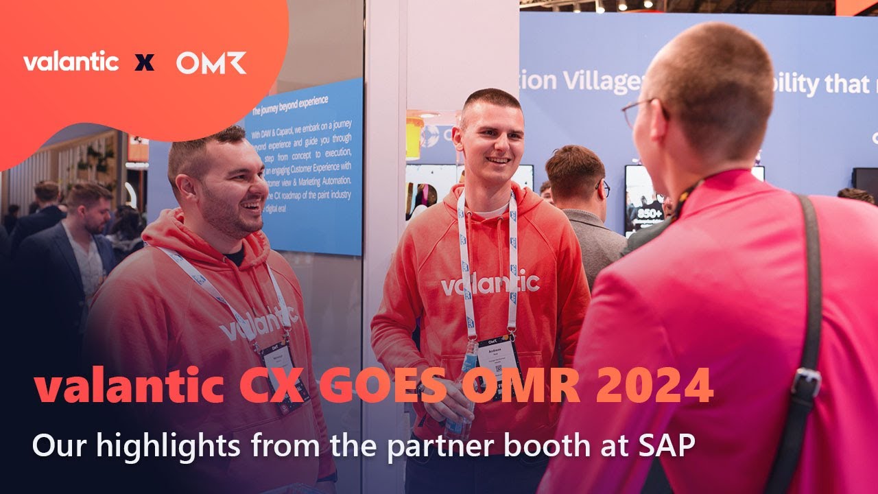 valantic CX goes OMR 2024 | Our highlights from the partner booth at SAP