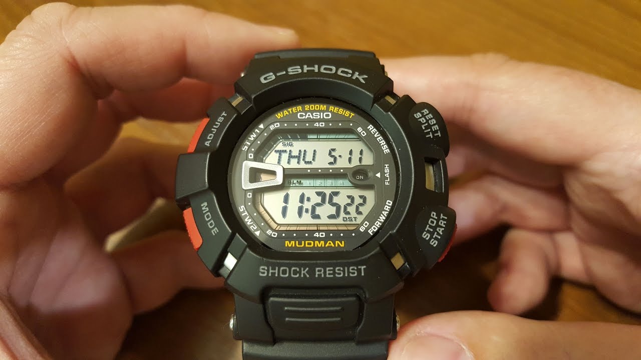 Casio G-Shock G-9000-1VER MUDMAN - recenzja i omówienie funkcji [PL]