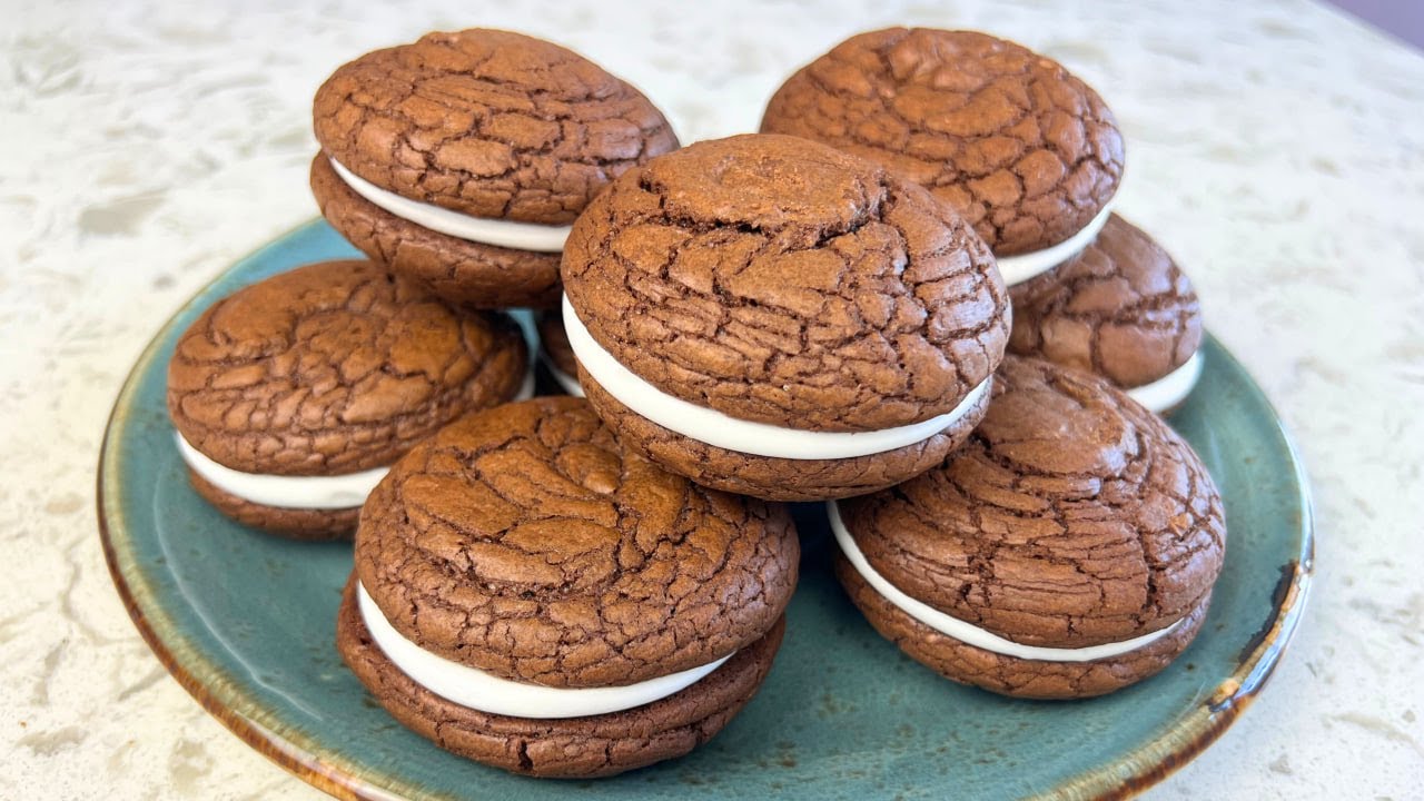 ПЕЧИВО З МАРШМЕЛЛОУ 🍪 | Brownie Sandwich Cookies 🤤