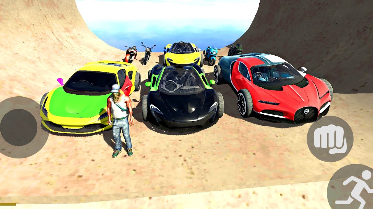 Mega Ramp 💥🤩 Challenge Mode Gameplay 🔥🥶 !! Indian Bike Driving 3D !! New update Gameplay 