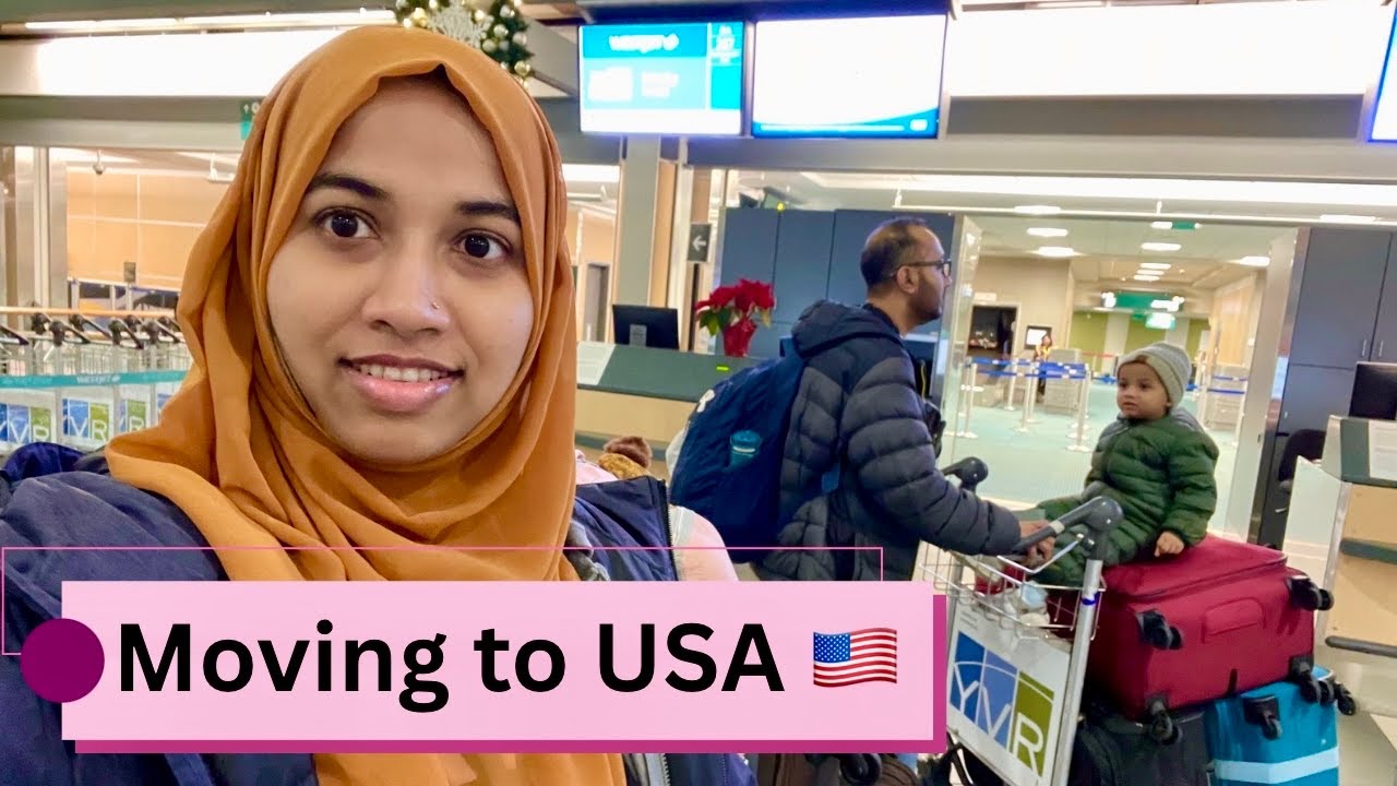 কানাডা ছেড়ে আমেরিকার পথে যাত্রা 🇨🇦➡️🇺🇸 | Traveling with Toddler | Canada to USA Journey .