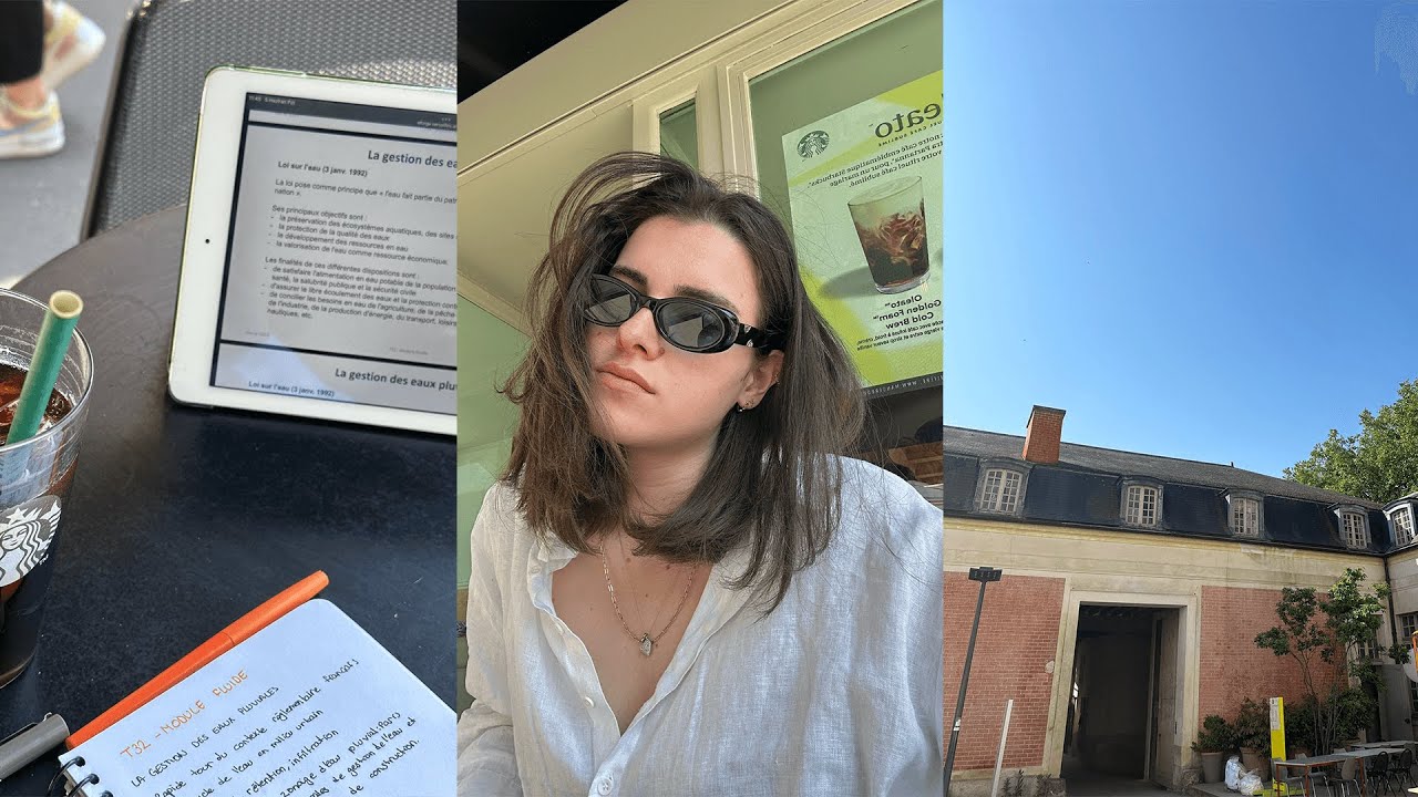 fransa'da 1 günüm // üniversite, market alışverişi, ders çalışıyorm #vlog