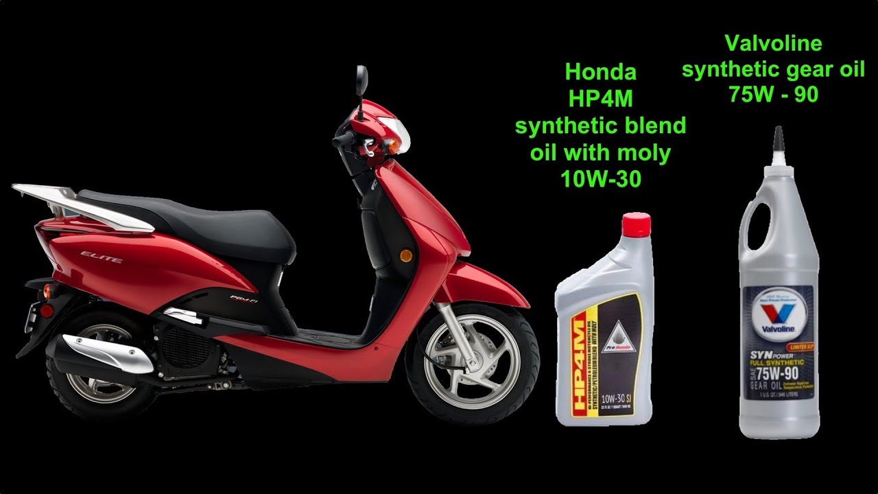 Замена масла Honda Elite и замена масла в коробке передач