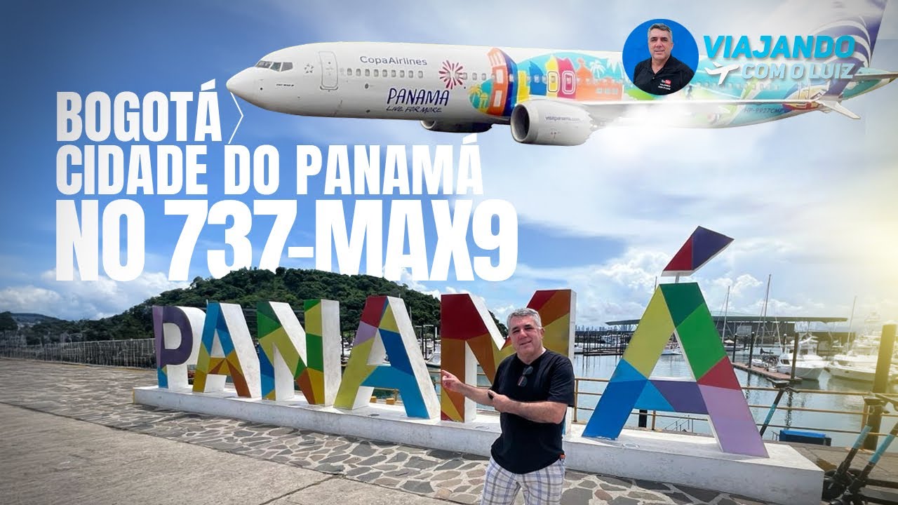 🇨🇴BOGOTÁ X CIDADE DO PANAMÁ 🇵🇦- VOANDO NO 737 MAX9 DA COPA AIRLINES