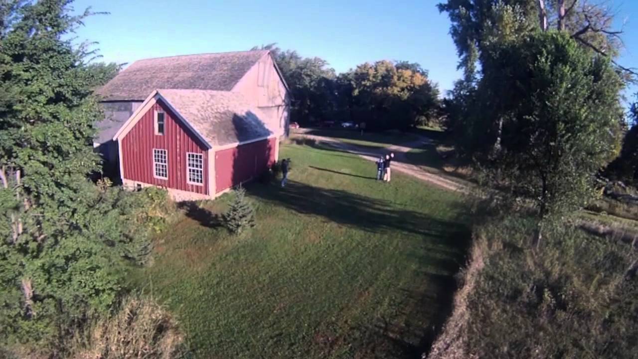 Thorstein Veblen Farm form the Air