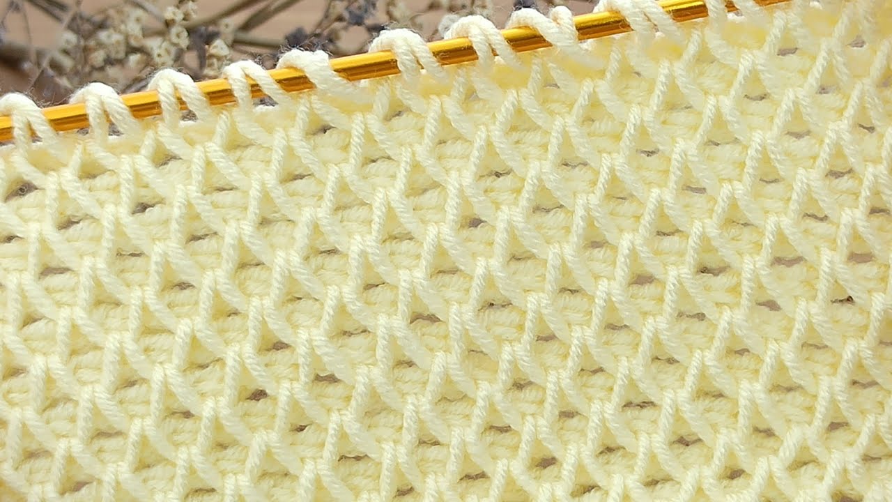 İncredible Muy hermoso💯Fantastik Very easyTunisian crochet baby blanket model online tutorial