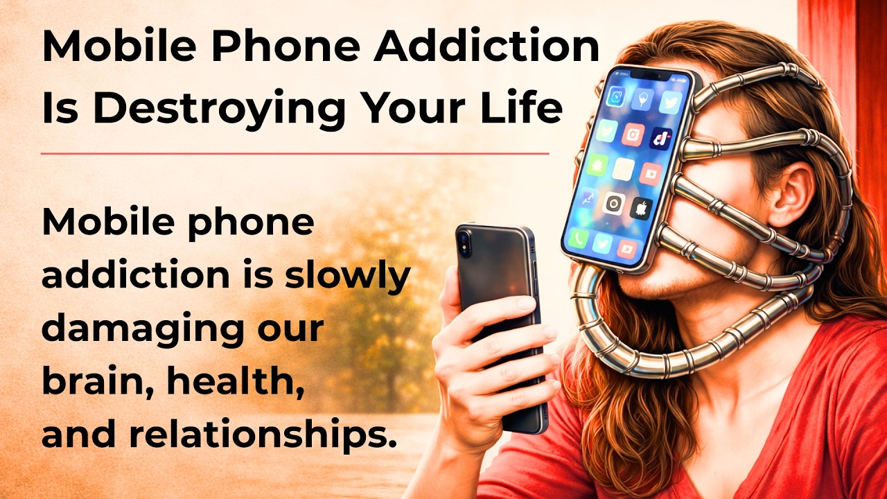 Mobile Phone Addiction is Destroying Your Life | Learn English Through Story