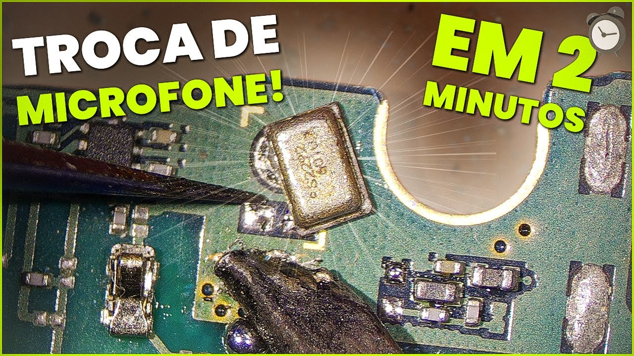 O Jeito Mais Fácil de Trocar Microfone no Conserto de Celular!
