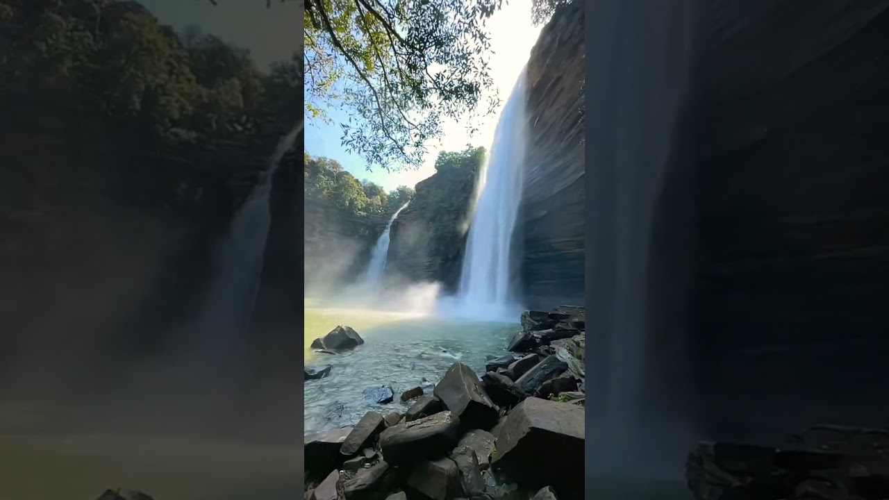 Top 3 Waterfalls of Varanasi ॥ Must visit places 😍 ॥ #waterfall #shorts #viral #varanasi