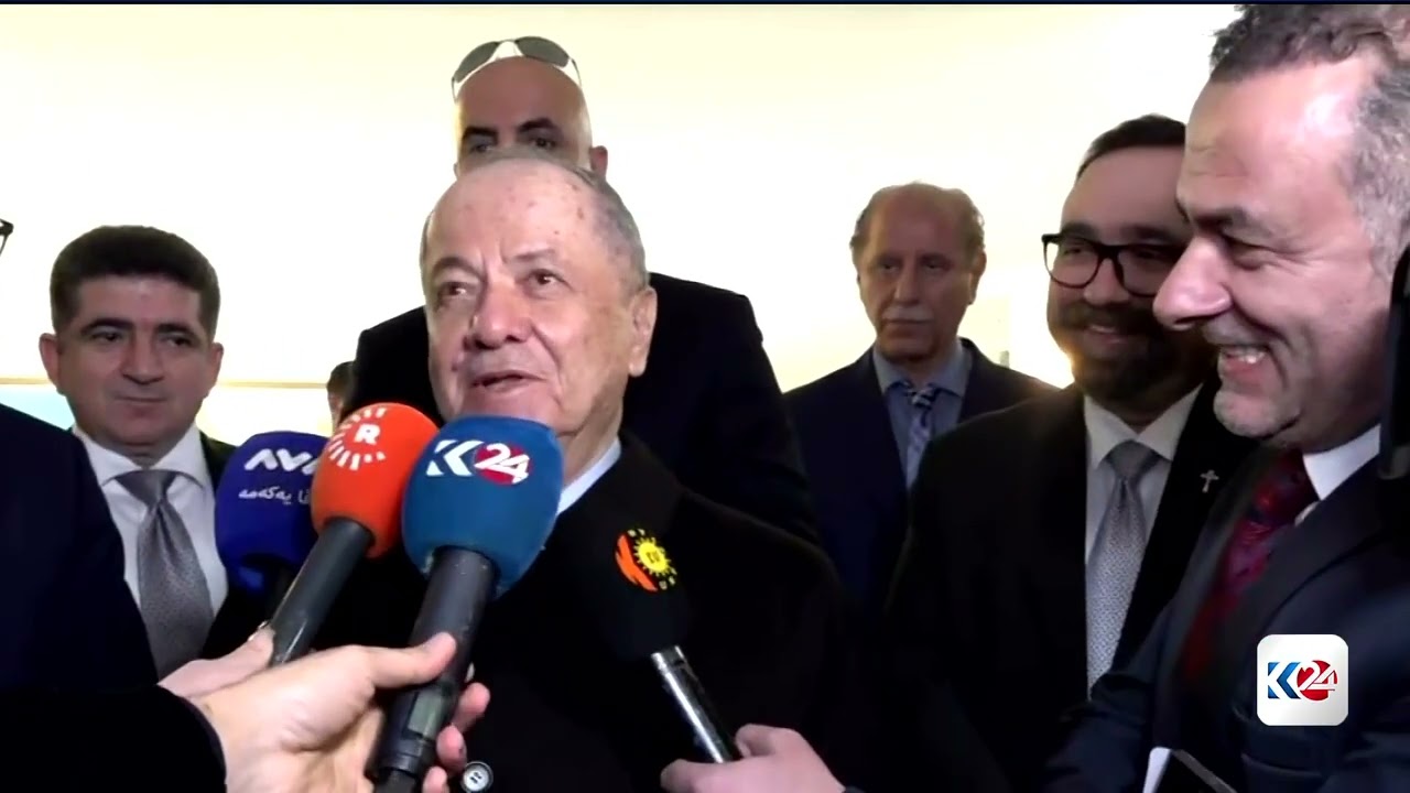 کۆنفڕانسی ڕۆژنامەوانی سەرۆک بارزانی لە باڵیۆزخانەی عێراق لە ڕۆما