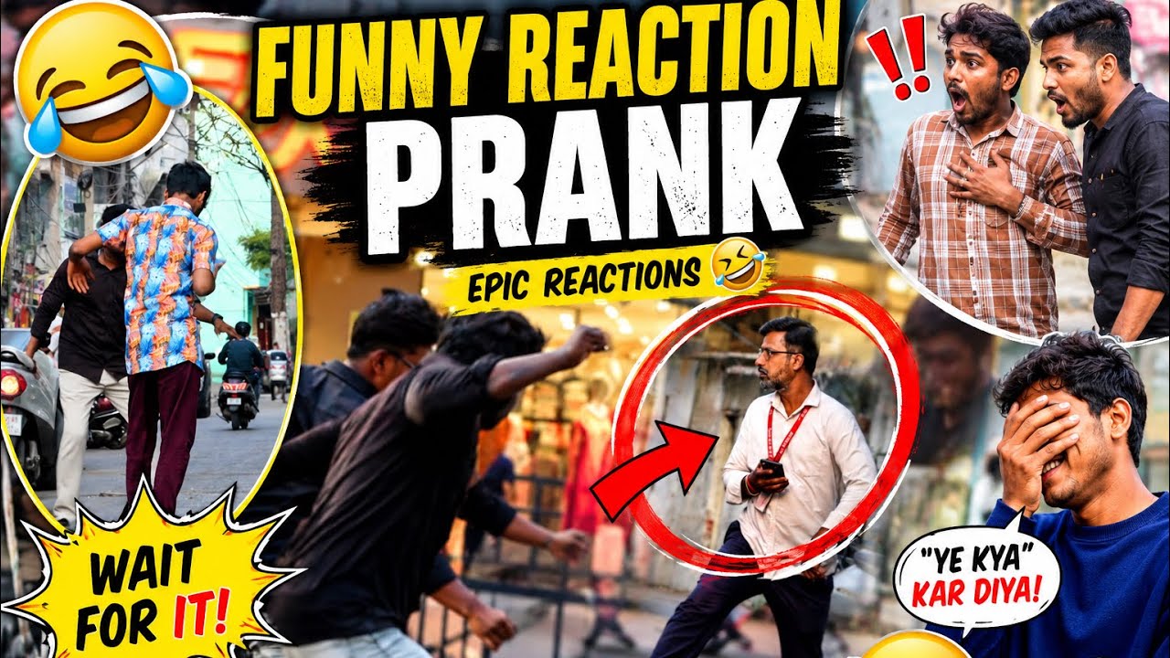 Funny Public Reaction Prank 😂 | Unexpected Reactions #youtube #prank #comedy #reaction #viral l