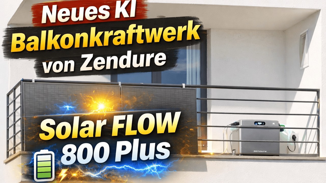 Zendure SolarFlow 800 Plus KI Balkonkraftwerk - alle Wichtigen Funktionen zusammengefasst
