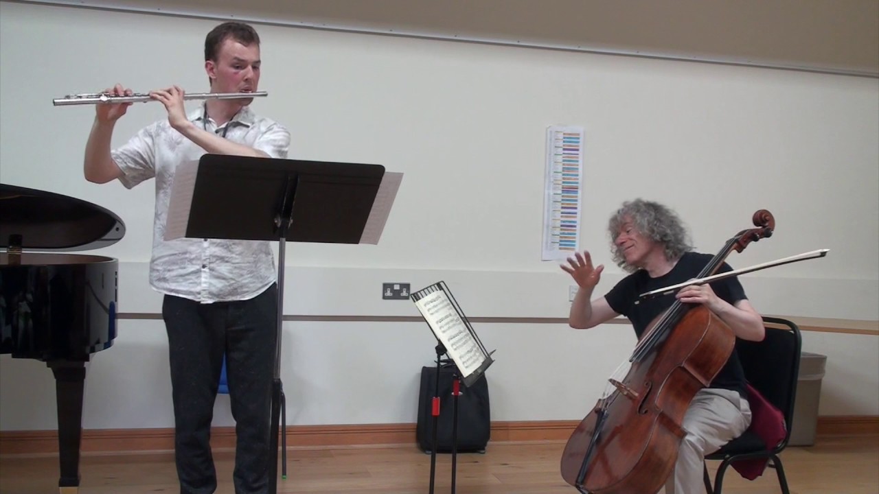 Bach B minor Flute Sonata - Steven Isserlis Masterclass - part 2