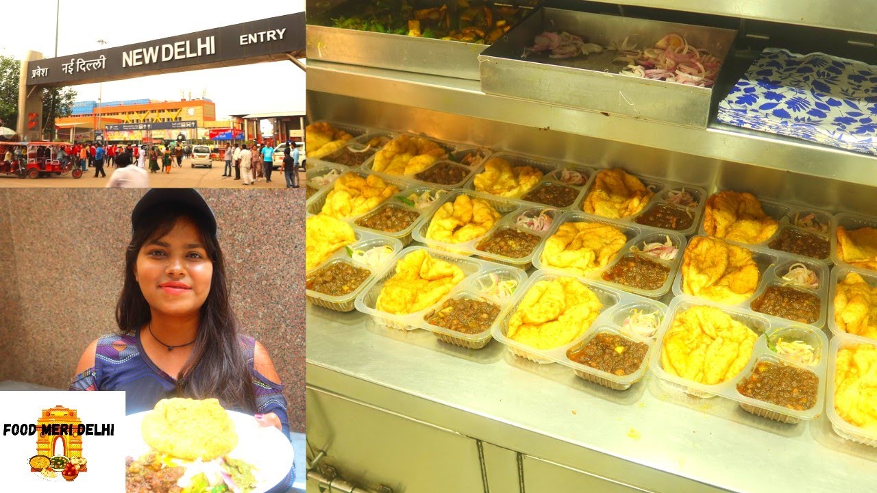 Rs60/- New Delhi Railway Station Delhi's One of the Best Radhe Shyam Chole Bhature for Travellers!