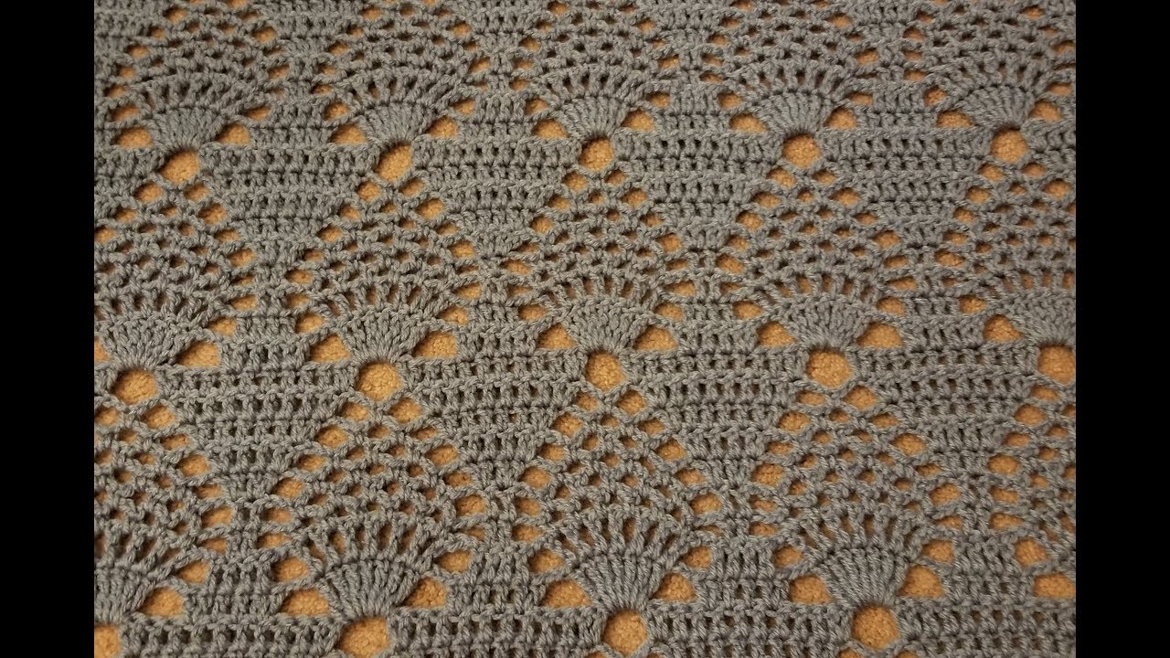 The Pineapple Throw Crochet Tutorial!