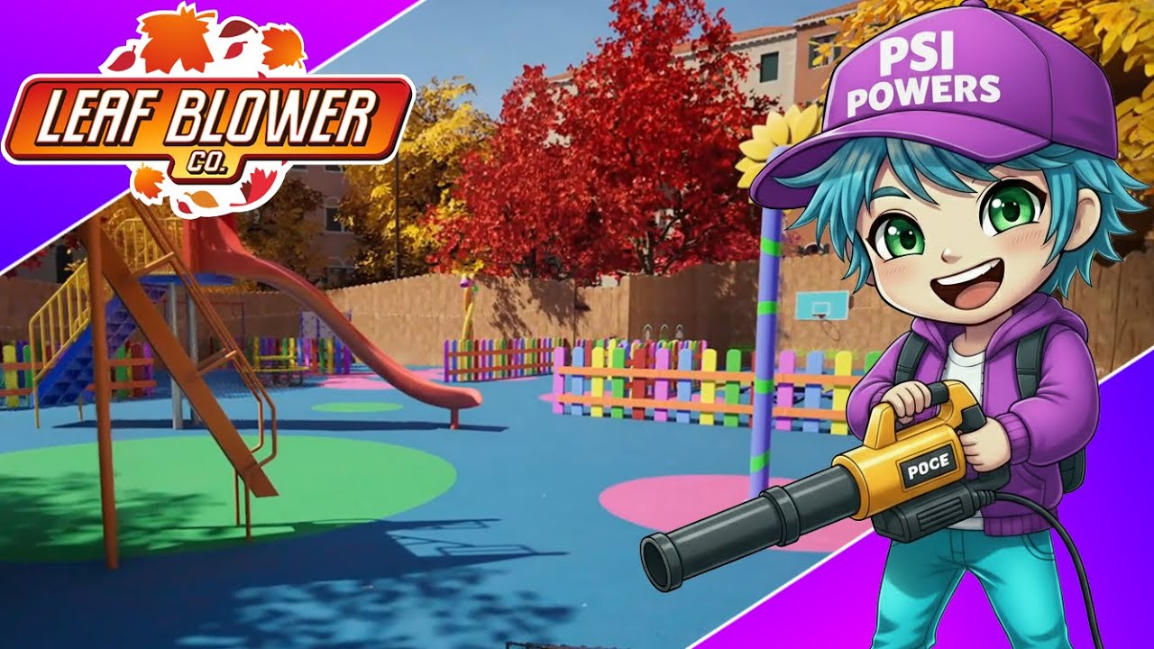 Leaf Blower Co. 🍁 03 Der Schulhof wird entlaubt 🍁 Gameplay deutsch