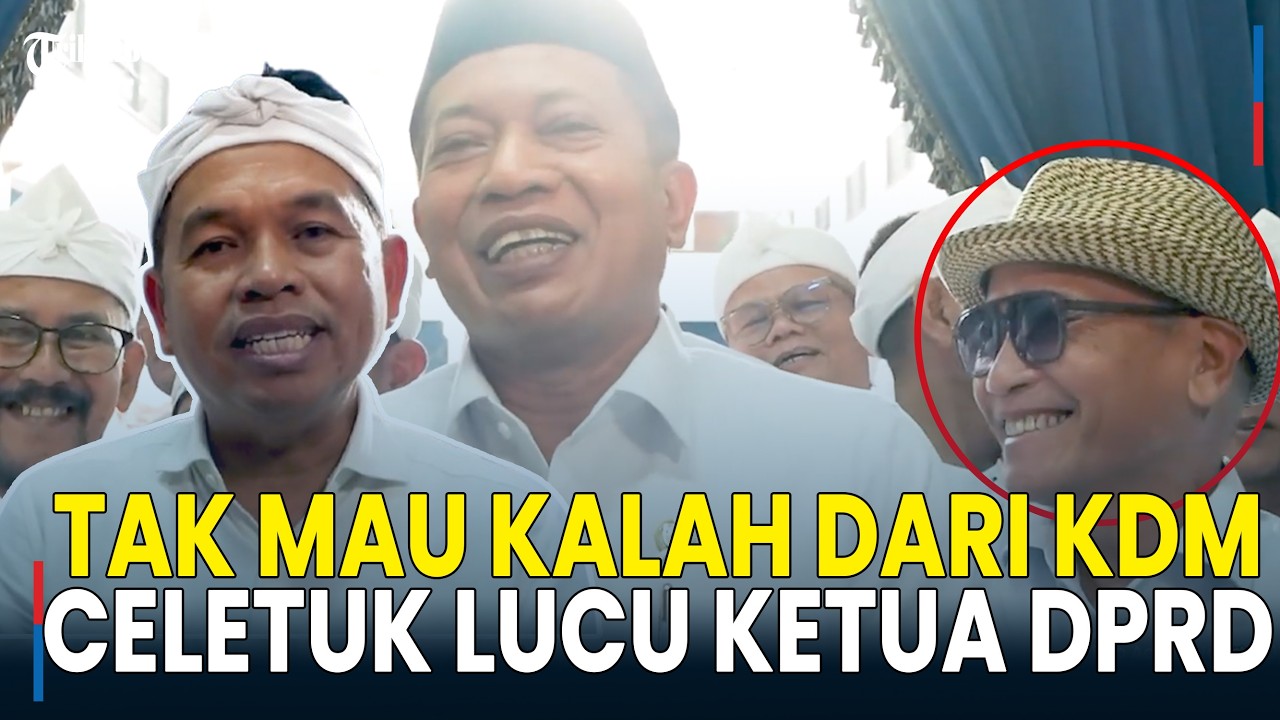 Tak Mau Kalah Dari KDM, Celetuk Lucu Ketua DPRD Jabar di Samping Menteri Kopdes Merah Putih