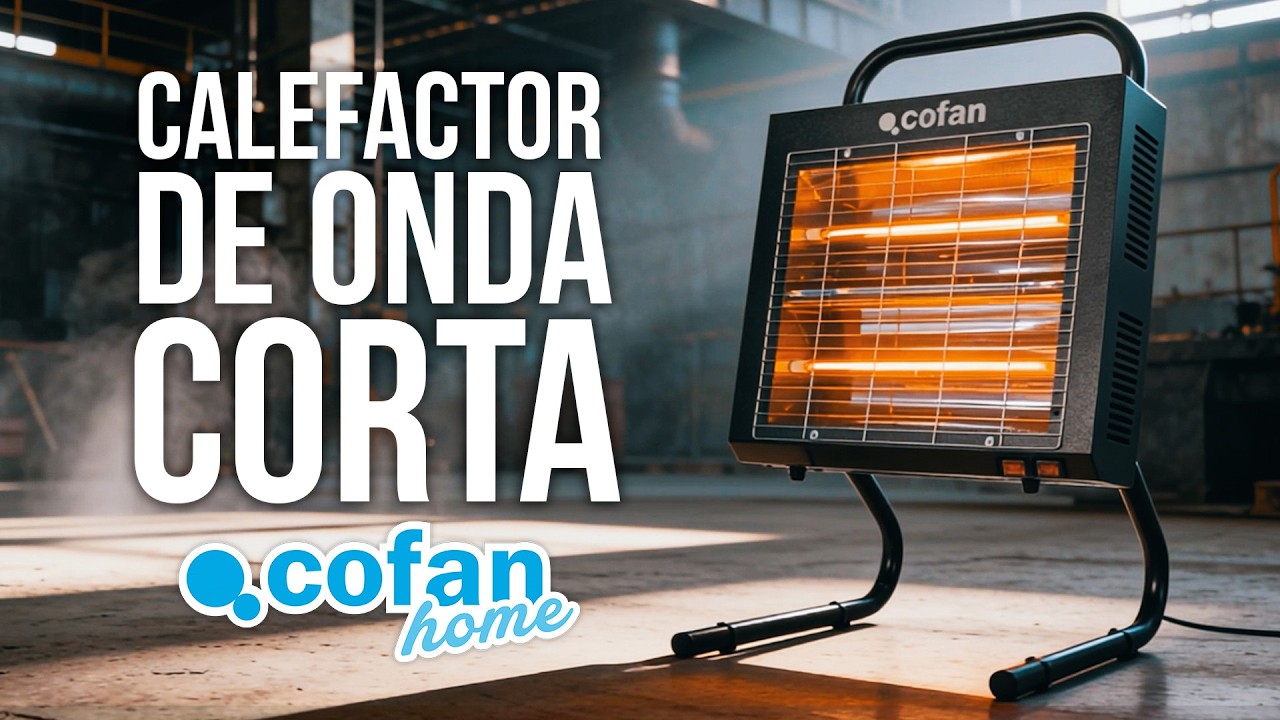 🔥 Calefactor Infrarrojos Industrial 1500/3000W | Calor Rápido y Eficiente hasta 40 m² | IPX4