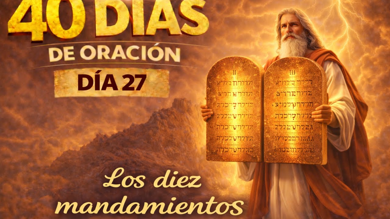 40 DÍAS DE ORACIÓN DIA 27 LOS DIEZ MANDAMIENTOS