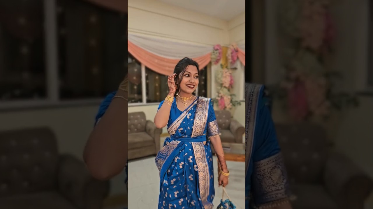 বিয়ে বাড়ির সাজ ❤️ What I Wore At My Brother's Wedding 😍 #ytshorts #shorts #stylingshorts