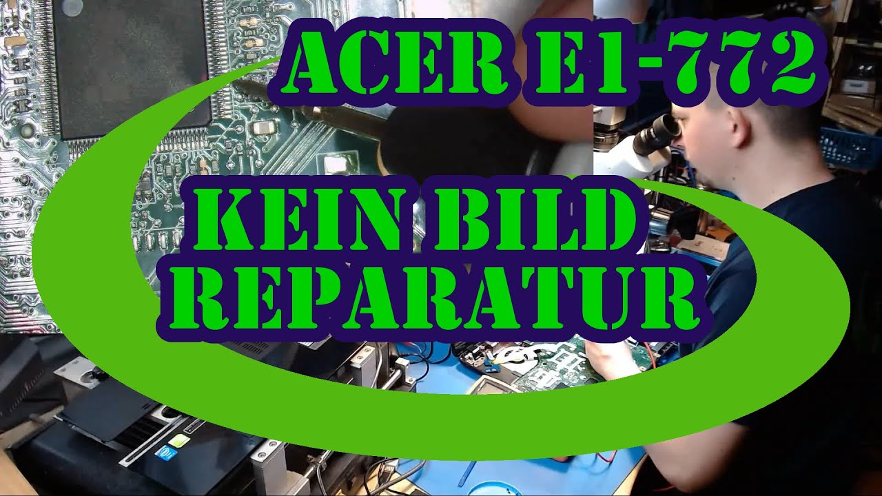 Acer Aspire E1-772G Laptop zeigt kein Bild mehr, BIOS Reparatur / BIOS Repair