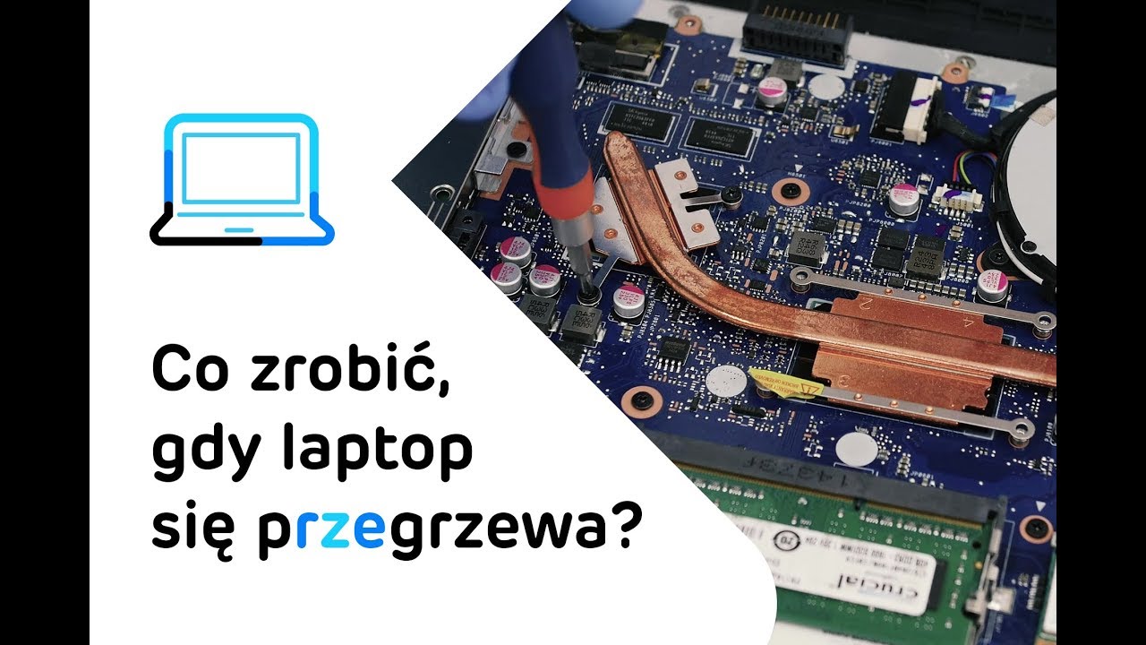 Co zrobić, gdy laptop się przegrzewa? | Wymiana pasty termoprzewodzącej