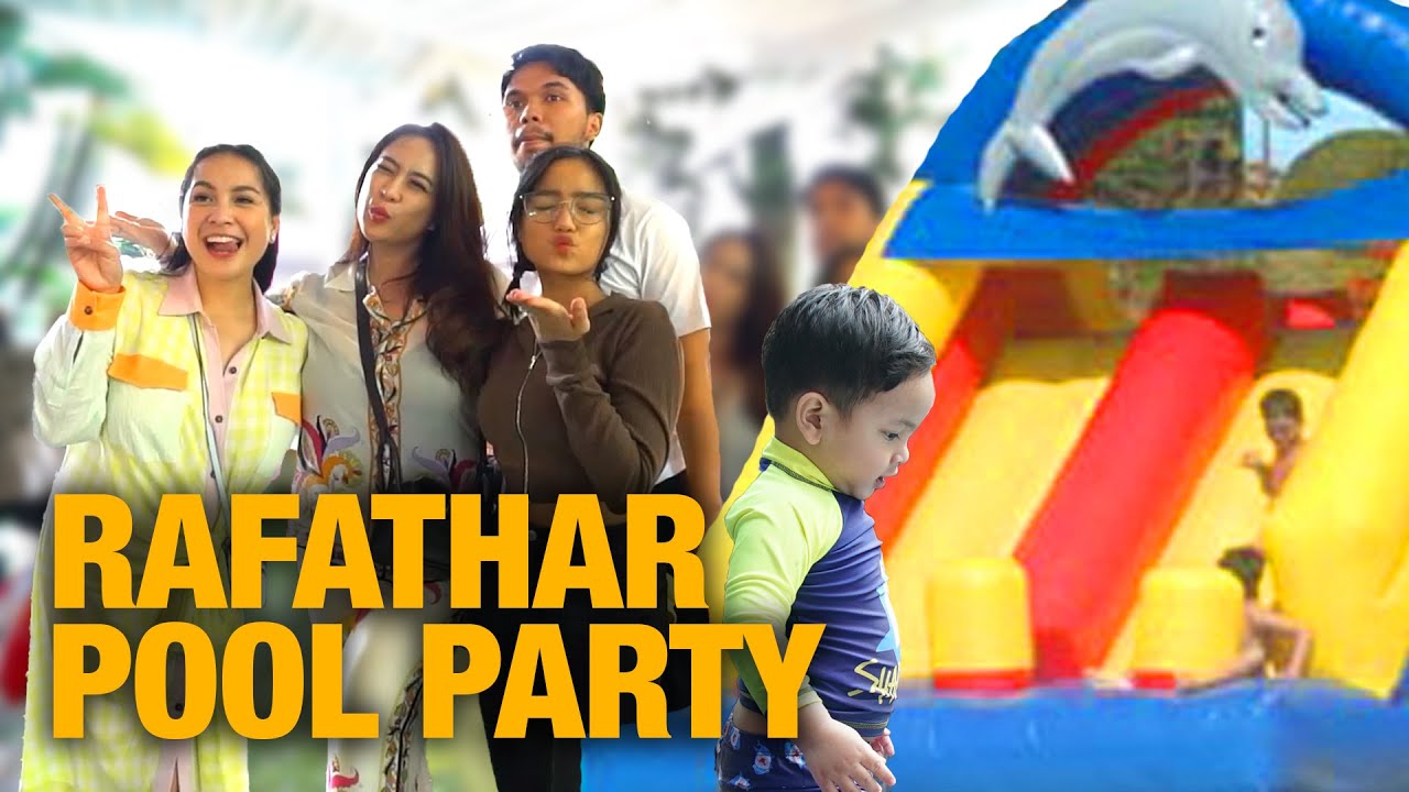 GALA BERENANG DI RAFATHAR  POOL PARTY!!!
