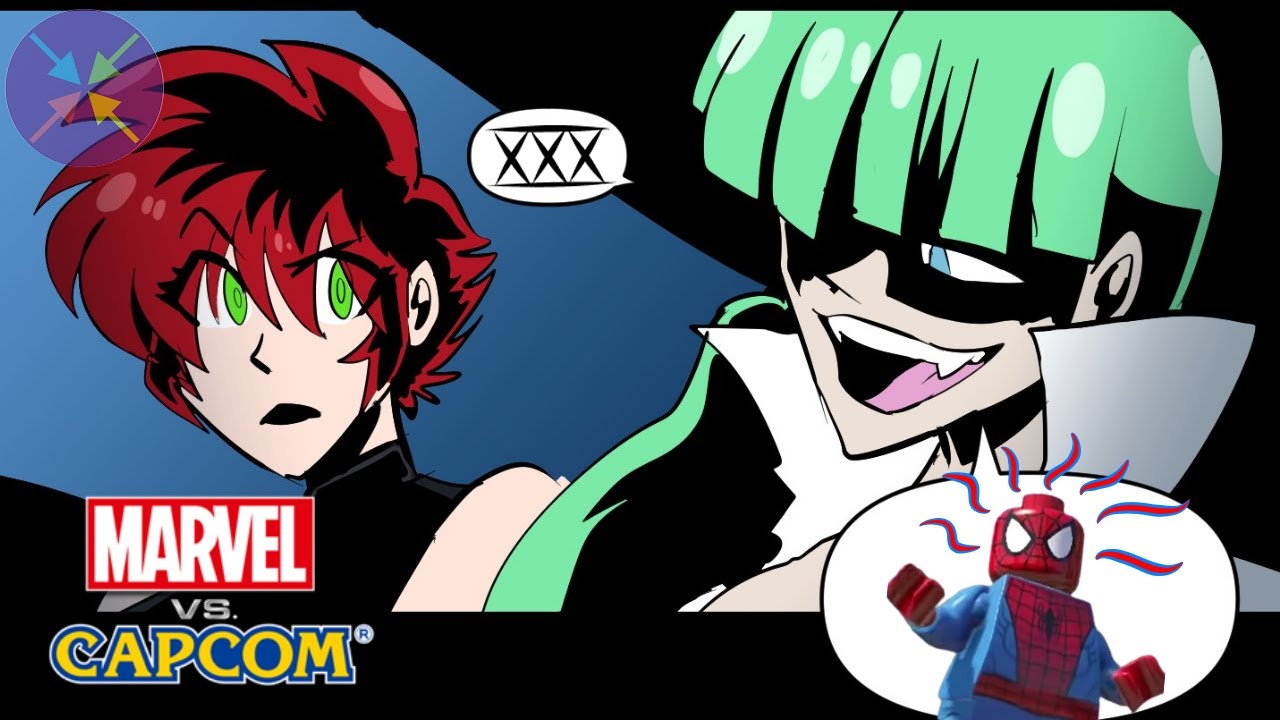 Morrigan and Mary-Jane Cheers Spiderman Up (Marvel VS Campom Comic Dub)