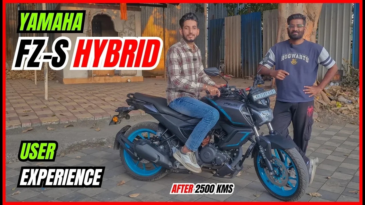 FZS HYBRID 2025 OWNERSHIP REVIEW in मराठी AFTER 2500 KMS ALL PROS & CONS, 60+ AVERAGE?